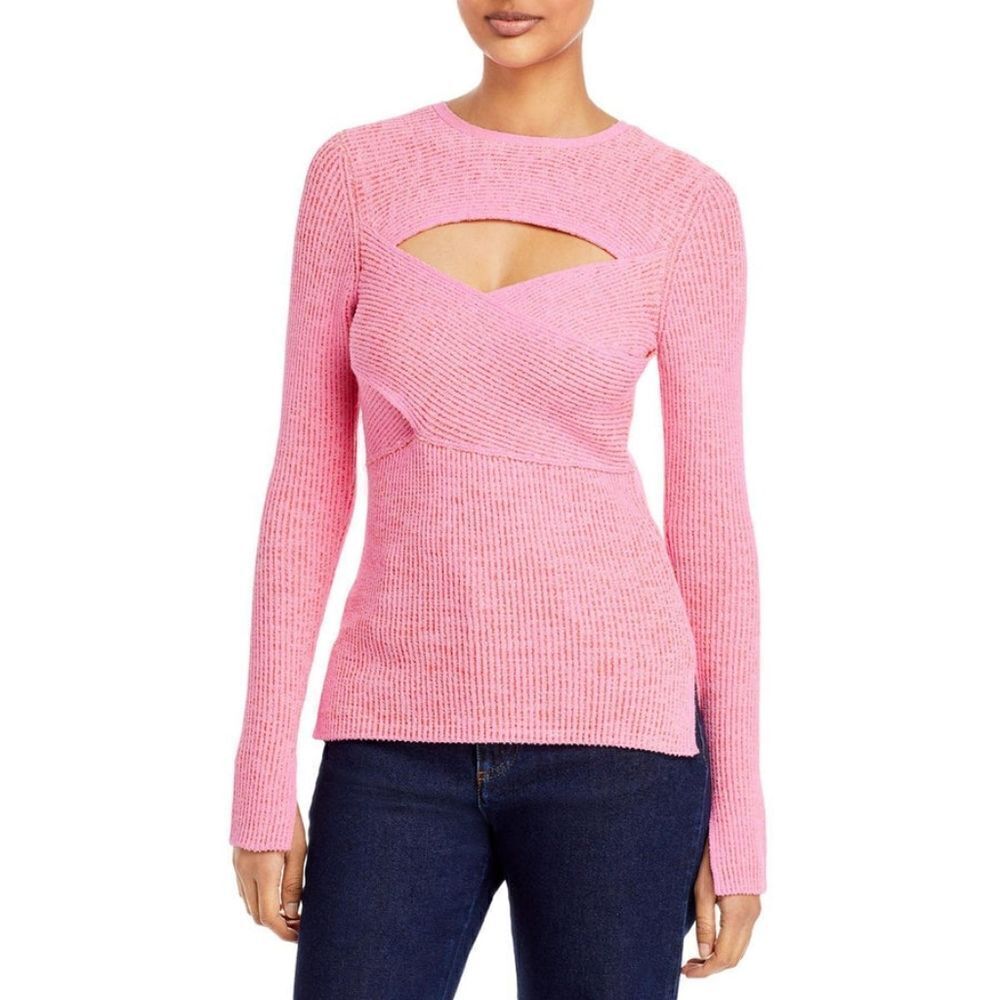 🌟HP💫 3.1 Phillip Lim Women's Pullover Sweater Double Face Rib Crossbody in Bu…